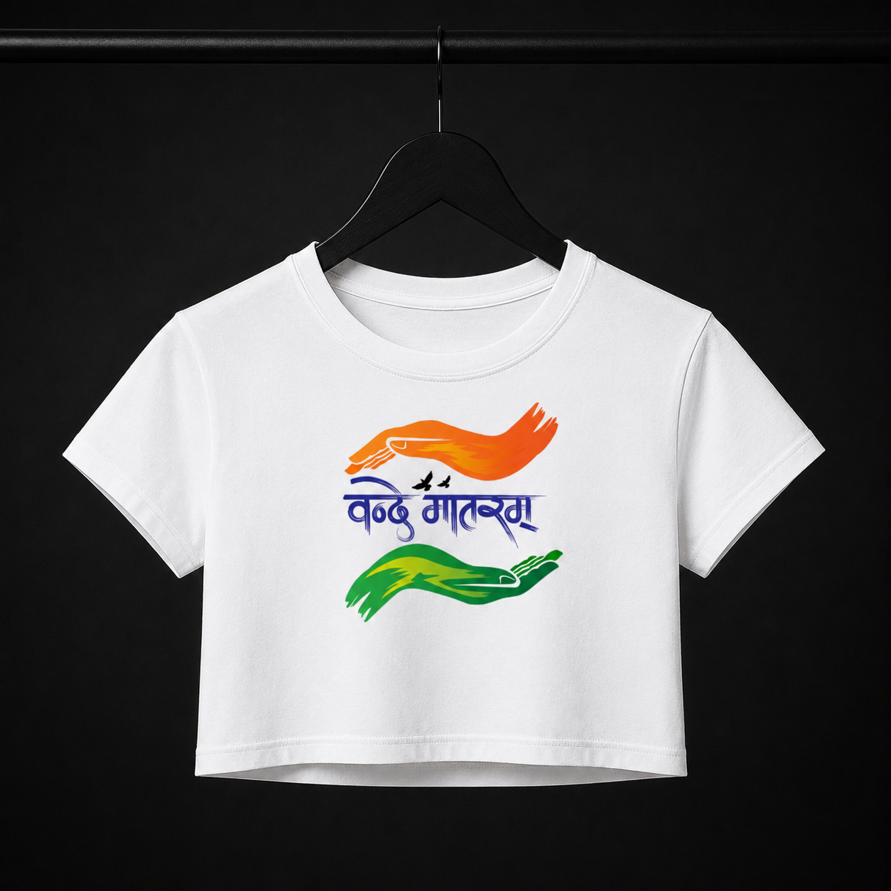 Vande Mataram Baby Tee | Patriotic Graphic Tee
