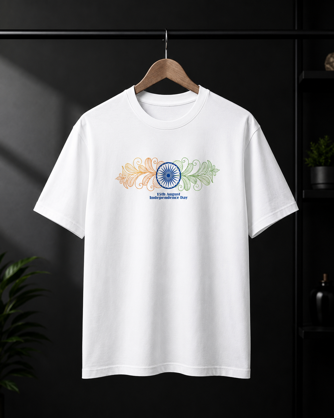 15th August Ashoka Chakra T-Shirt | Independence Day Edition