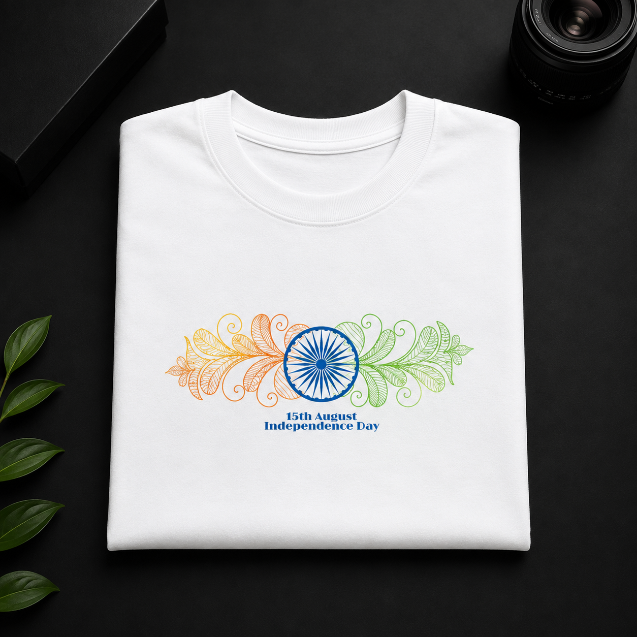 15th August Ashoka Chakra T-Shirt | Independence Day Edition