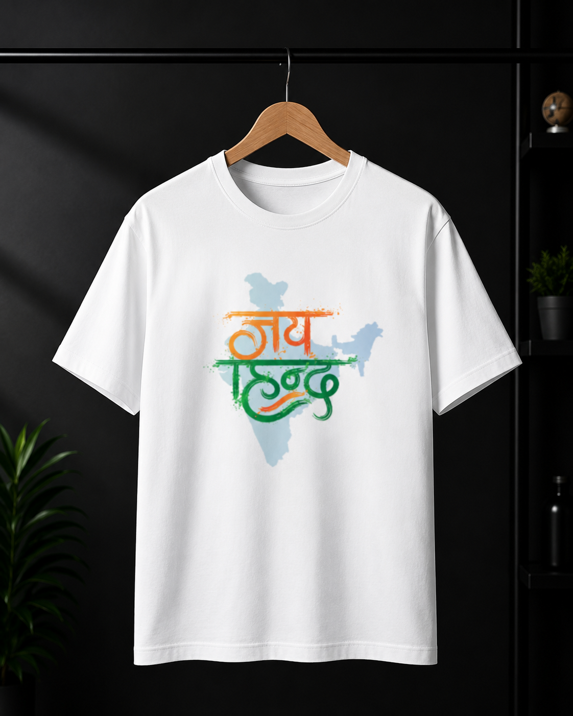 Naqsh-E-Hind T-Shirt | Minimal Tricolor Graphic Tee